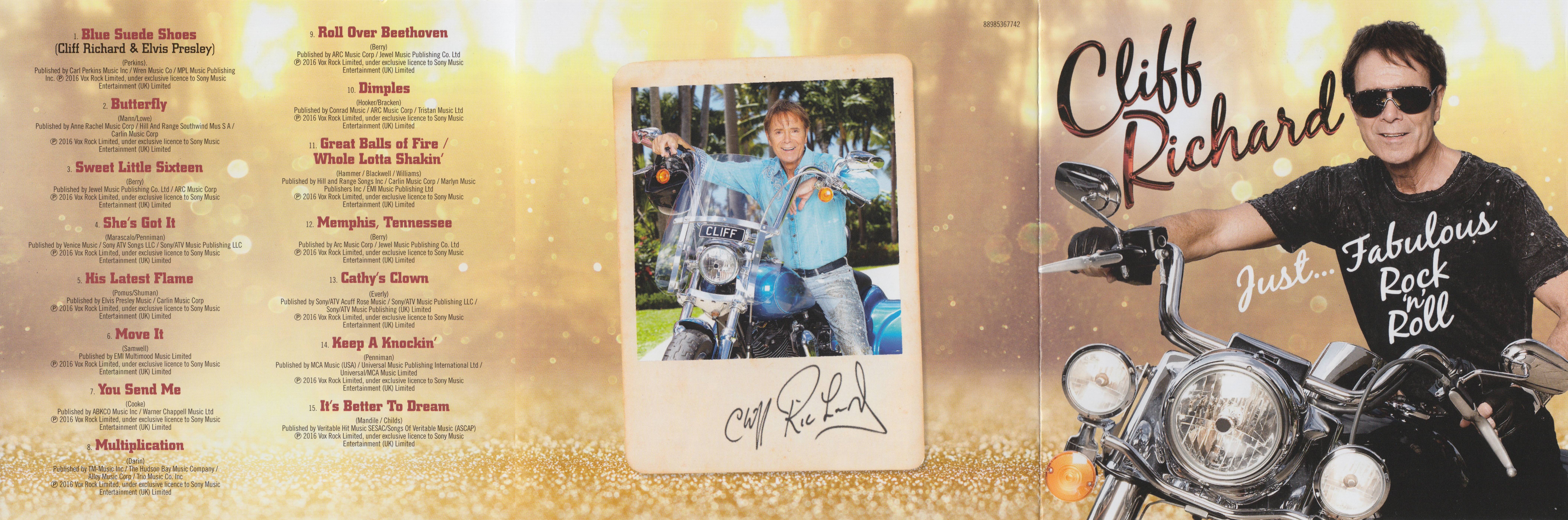 Cliff Richard Just Fabulous RocknRoll [gatefold]